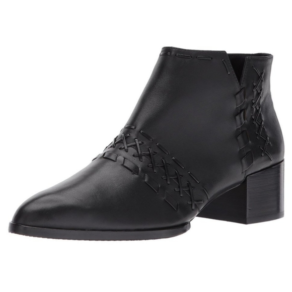 Donald J. Pliner Bowery Chelsea Bootie Whipstitched Calf Leather Black size 8.5 - Picture 15 of 15